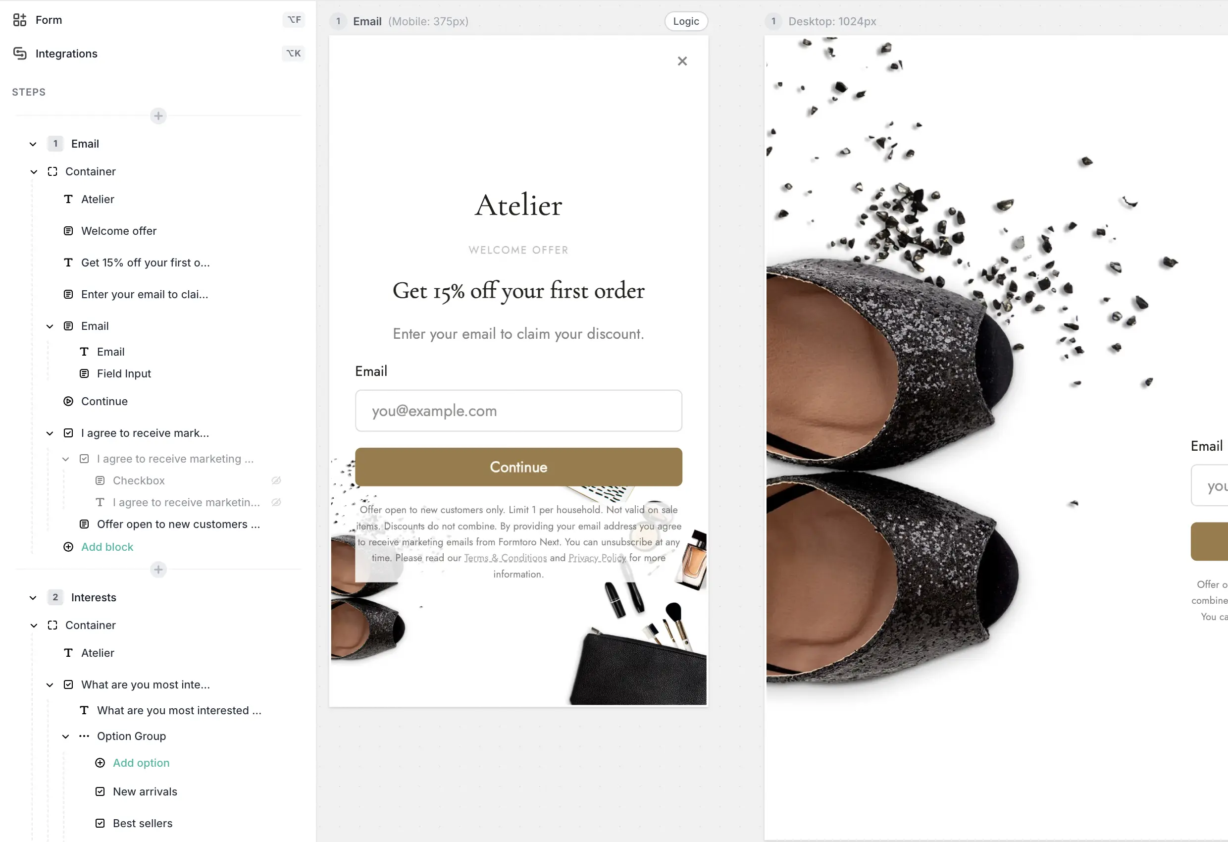 Formtoro AI Popup Builder